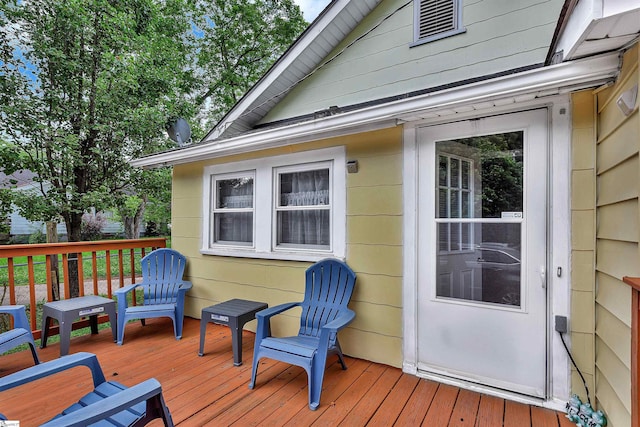 712 W Main St, Easley, SC 29640 - view of wooden terrace