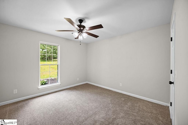 1016 Scott Rd, Anderson, SC 29621 - empty room featuring carpet floors and ceiling fan