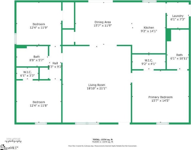1016 Scott Rd, Anderson, SC 29621 - view of room layout