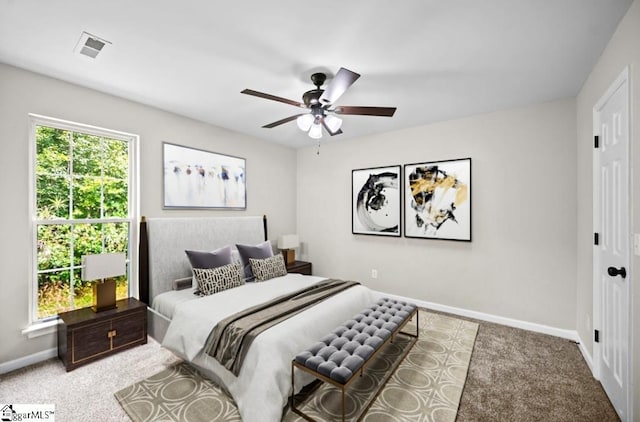 1016 Scott Rd, Anderson, SC 29621 - bedroom with carpet floors and ceiling fan