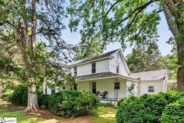 2115 Price House Rd, Woodruff, SC 29388 - rear view of house with roof with shingles