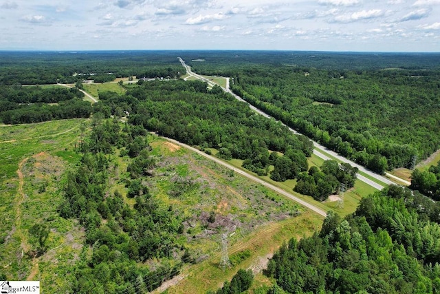2115 Price House Rd, Woodruff, SC 29388 - aerial view of property and surrounding area with a heavily wooded area
