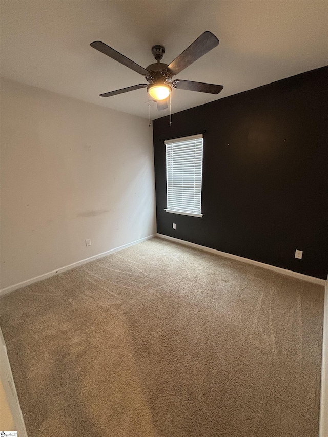 63 Oak Edge Ln, Greer, SC 29651 - unfurnished room featuring light colored carpet and a ceiling fan