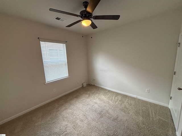 63 Oak Edge Ln, Greer, SC 29651 - unfurnished room featuring ceiling fan and carpet flooring