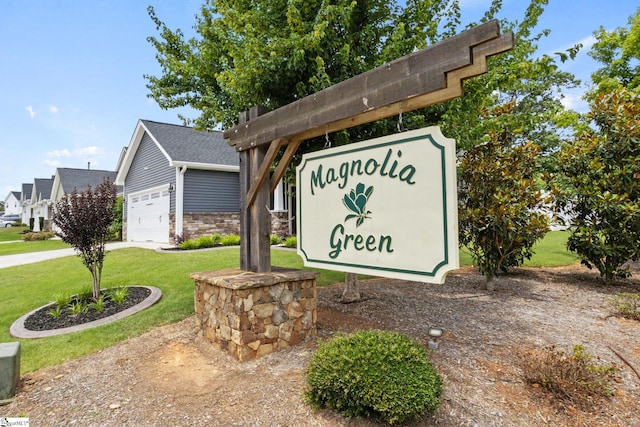 314 Long Grove Ln, Greer, SC 29650 - community sign featuring a lawn