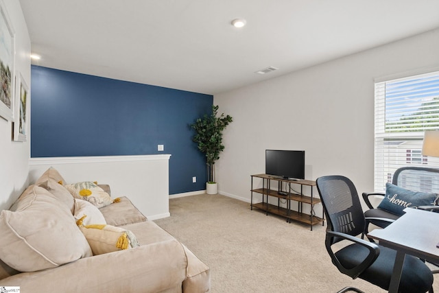 314 Long Grove Ln, Greer, SC 29650 - carpeted home office featuring baseboards