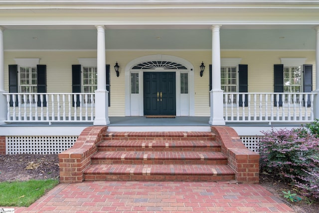 15 Annas Pl, Simpsonville, SC 29681 - view of exterior entry featuring a porch