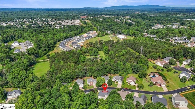 118 Glencreek Dr, Greer, SC 29650 - aerial view of property and surrounding area with nearby suburban area