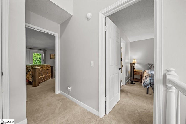 2 Creekside Way, Greenville, SC 29609 - hall with light colored carpet and a textured ceiling