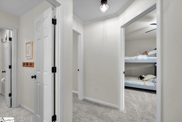109 W Fieldsparrow Cir, Greenville, SC 29615 - corridor with carpet floors