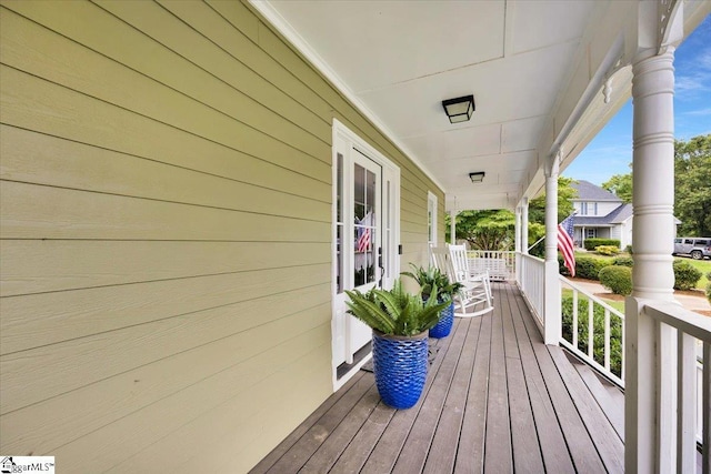 109 W Fieldsparrow Cir, Greenville, SC 29615 - view of wooden porch