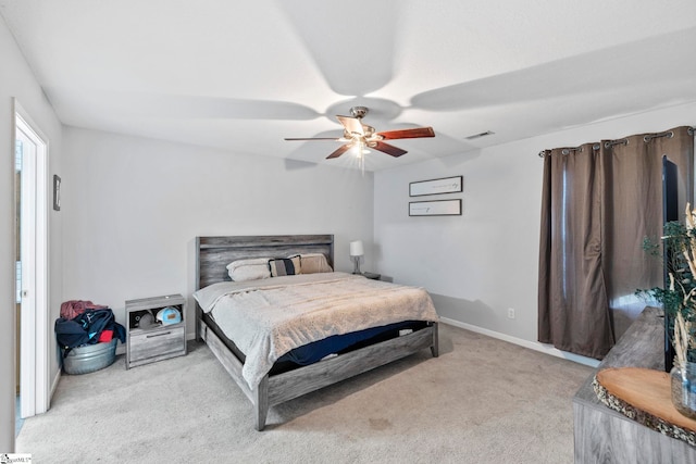 125 Woodgrove Way, Greer, SC 29651 - bedroom with light carpet and ceiling fan