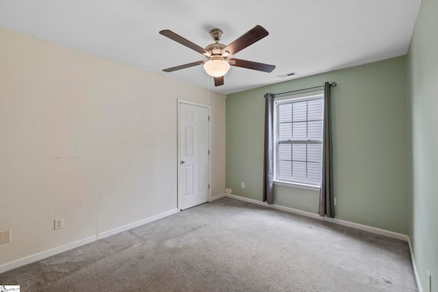 125 Woodgrove Way, Greer, SC 29651 - carpeted spare room featuring a ceiling fan and baseboards