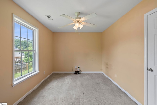 125 Woodgrove Way, Greer, SC 29651 - carpeted spare room featuring baseboards and a ceiling fan