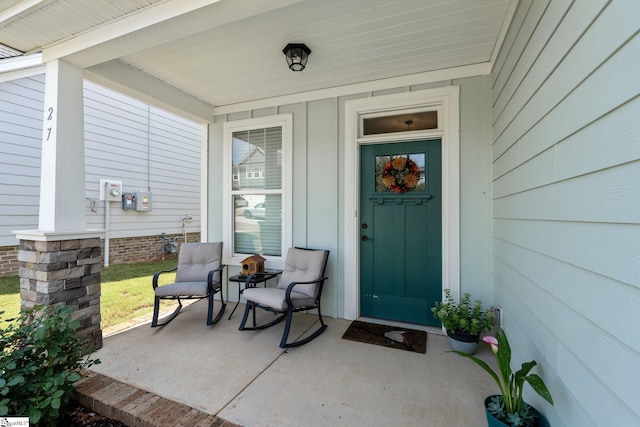 27 Mossycup Rd, Taylors, SC 29687 - view of exterior entry featuring covered porch