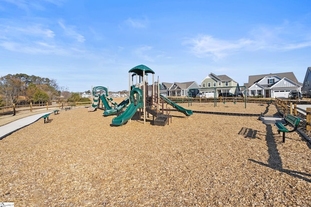 324 Encampment Blvd, Simpsonville, SC 29681 - community jungle gym with a residential view
