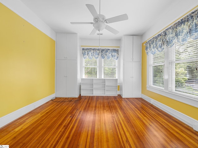772 Glendalyn Ave, Spartanburg, SC 29302 - unfurnished room featuring plenty of natural light, wood-type flooring, and a ceiling fan
