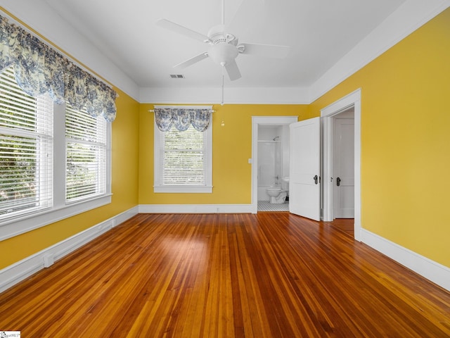 772 Glendalyn Ave, Spartanburg, SC 29302 - empty room featuring wood-type flooring and ceiling fan