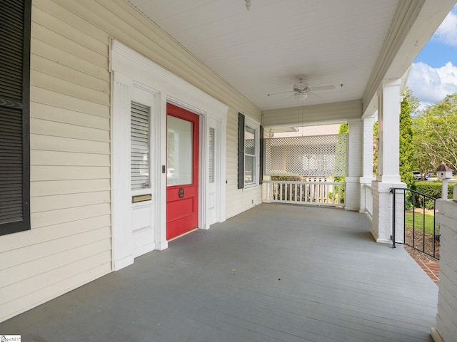 772 Glendalyn Ave, Spartanburg, SC 29302 - porch featuring ceiling fan