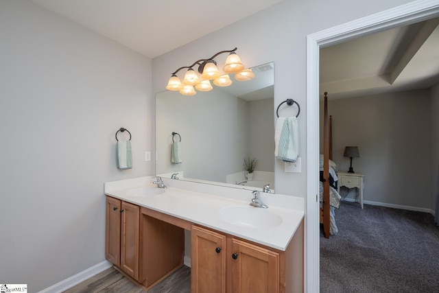 112 Pendock Ln, Piedmont, SC 29673 - bathroom with double vanity, ensuite bath, and a bathtub