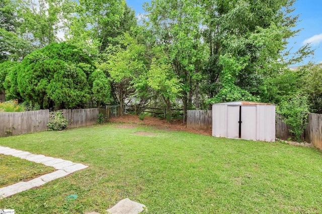 21 Lantern Ln, Greer, SC 29651 - fenced backyard with a shed