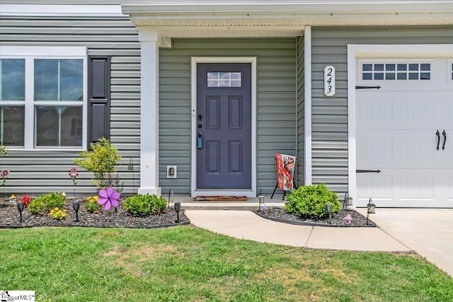 243 Lily Park Way, Easley, SC 29642 - property entrance with a lawn