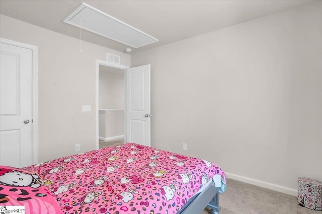 243 Lily Park Way, Easley, SC 29642 - carpeted bedroom with attic access and baseboards