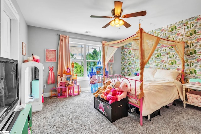 542 Drayton Hall Blvd, Duncan, SC 29334 - carpeted bedroom featuring ceiling fan and baseboards