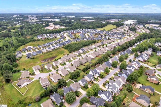 542 Drayton Hall Blvd, Duncan, SC 29334 - aerial overview of property's location with nearby suburban area