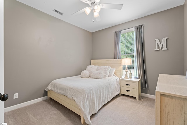 104 Superior Way, Greer, SC 29651 - bedroom with light colored carpet and a ceiling fan
