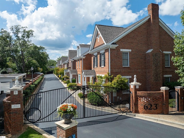 623 N Main St Unit Iii, Unit Iii, Greenville, SC 29601 - gate featuring a residential view