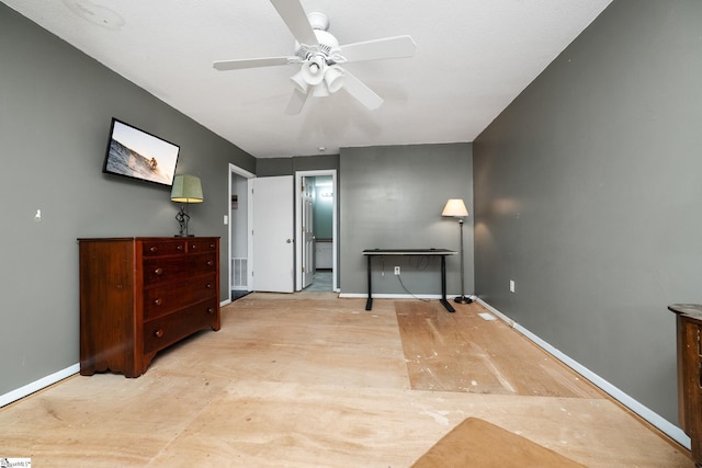 2701 Cobbs Way, Anderson, SC 29621 - unfurnished bedroom featuring baseboards and ceiling fan