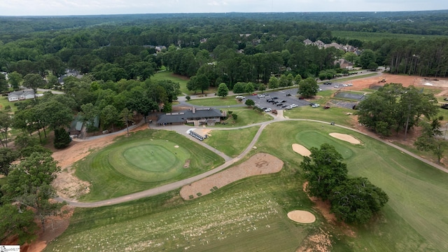 2701 Cobbs Way, Anderson, SC 29621 - aerial view of property and surrounding area with a heavily wooded area and a local golf course