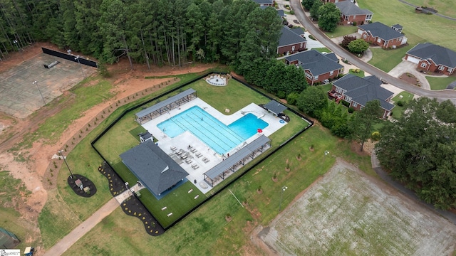 2701 Cobbs Way, Anderson, SC 29621 - aerial view of property and surrounding area featuring a pool