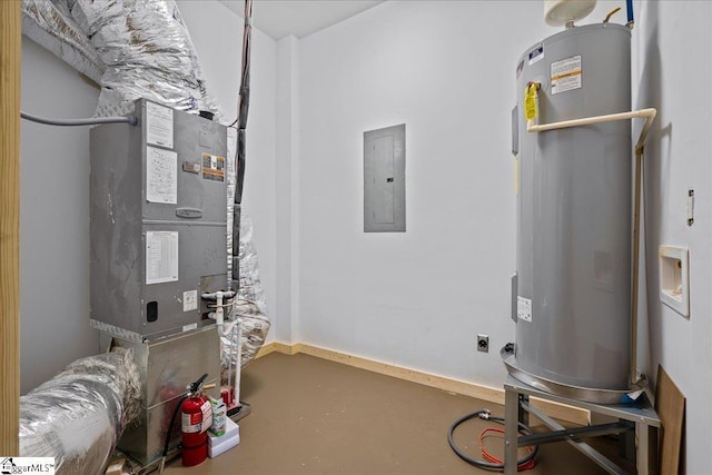1150 Chinquapin Rd, Travelers Rest, SC 29690 - utilities featuring electric water heater, electric panel, and heating unit