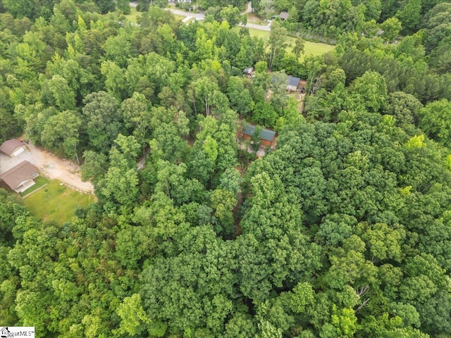 1150 Chinquapin Rd, Travelers Rest, SC 29690 - aerial view of property's location featuring a heavily wooded area