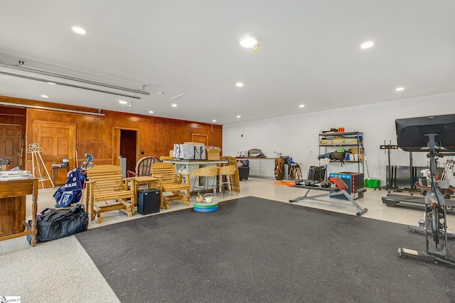 2109 Hudson Rd, Greer, SC 29650 - exercise room with recessed lighting