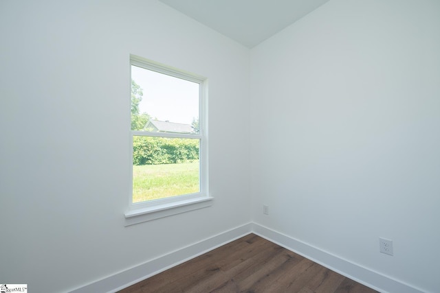 103 Cedar Falls Rd, Fountain Inn, SC 29644 - empty room featuring baseboards and dark wood-style flooring