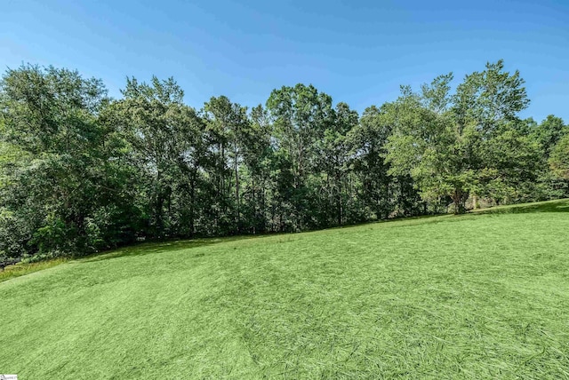 200 Folk Rd, Chesnee, SC 29323 - view of green lawn with a wooded view