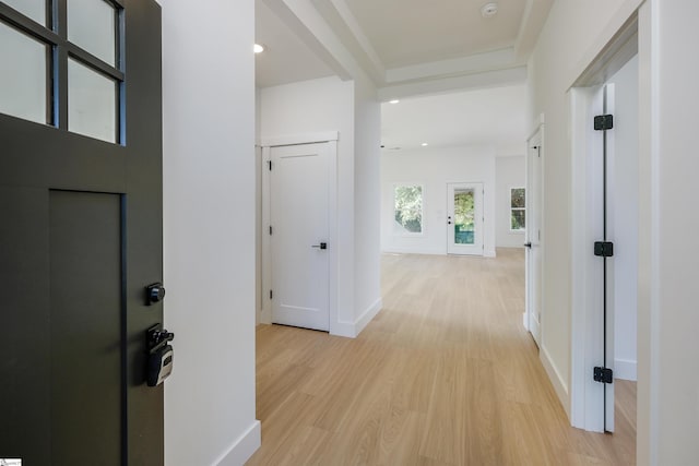 196 Folk Rd, Chesnee, SC 29323 - foyer entrance featuring light wood-type flooring and recessed lighting