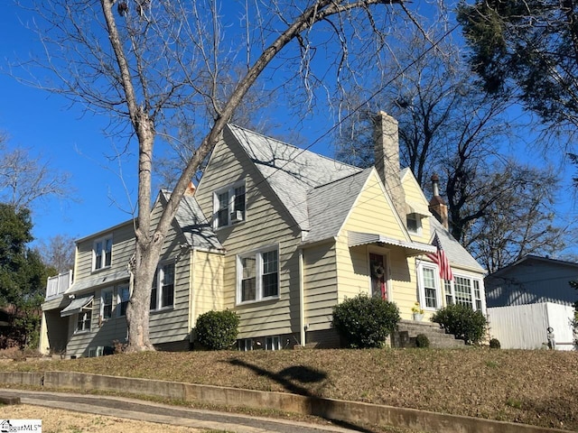 102 Highland Rd, Easley, SC 29640 - bungalow-style house with a chimney
