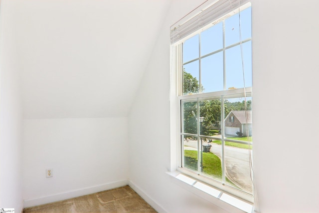 236 Worcester Ln, Easley, SC 29642 - bonus room with healthy amount of natural light, lofted ceiling, and light carpet