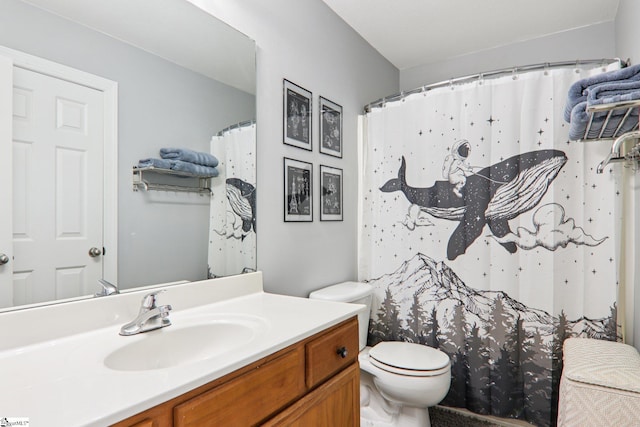 236 Worcester Ln, Easley, SC 29642 - full bath with vanity and a shower with shower curtain