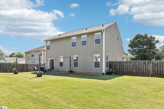 236 Worcester Ln, Easley, SC 29642 - rear view of property with a fenced backyard and a patio