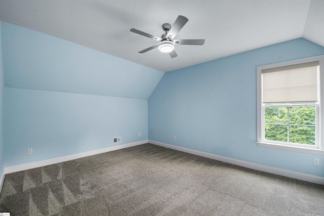 113 River Pines Trl, Greer, SC 29651 - bonus room featuring lofted ceiling, carpet, and ceiling fan
