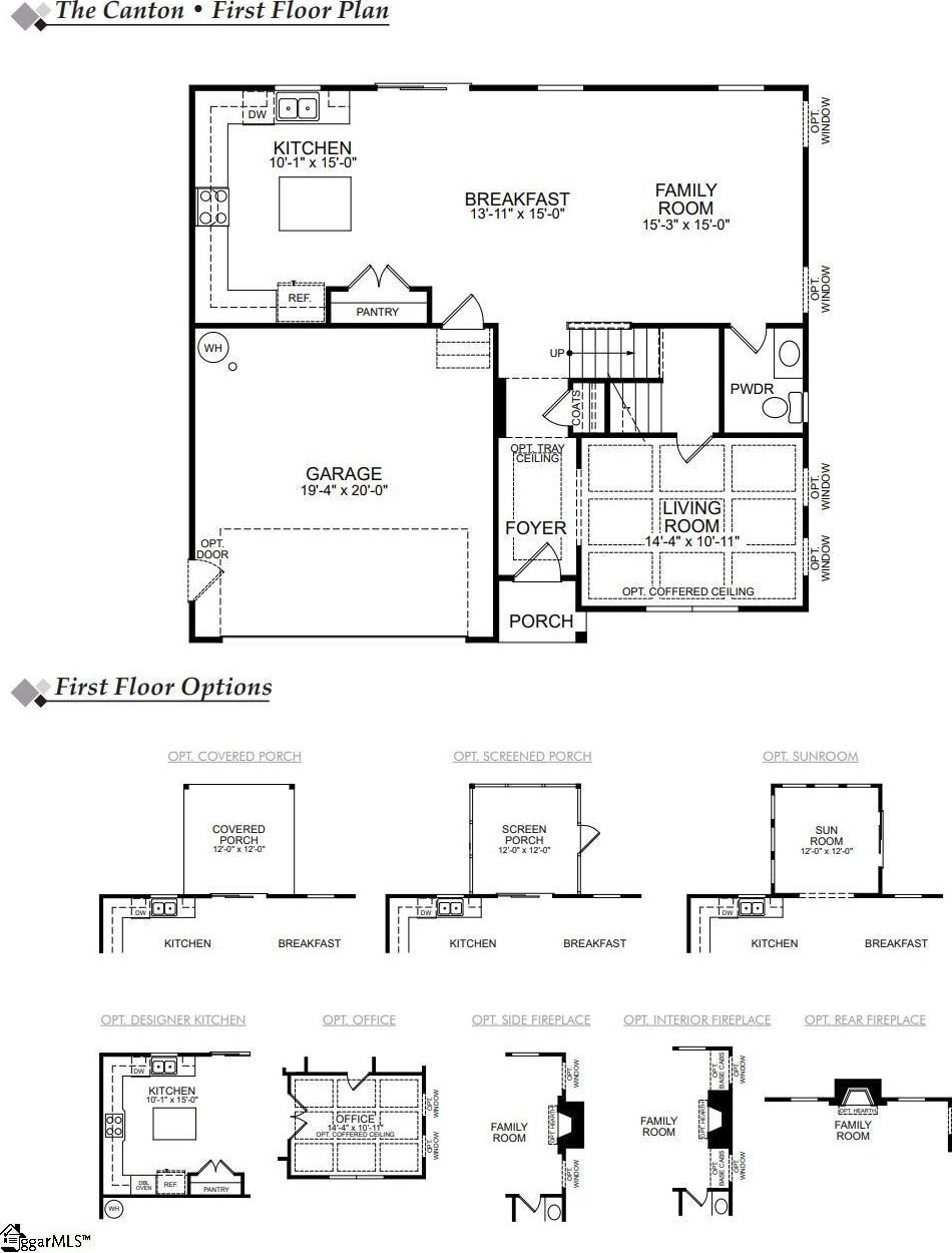 664 Columbus Cir, Simpsonville, SC 29680 - view of home floor plan