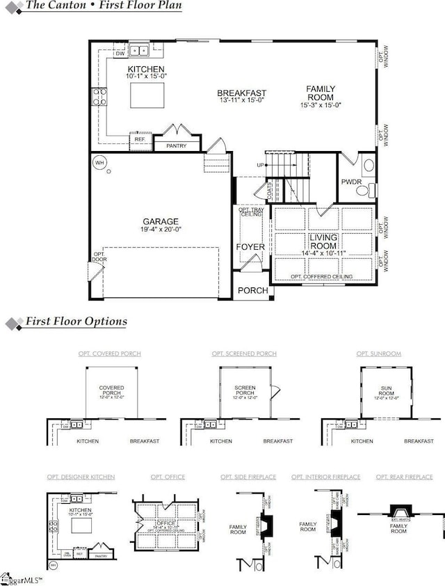 664 Columbus Cir, Simpsonville, SC 29680 - view of home floor plan