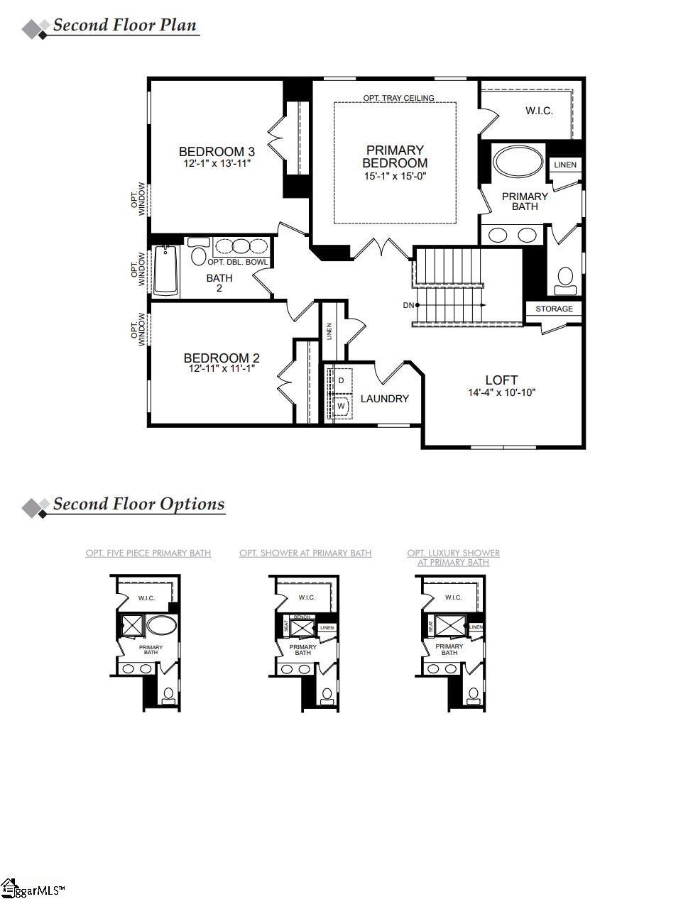 664 Columbus Cir, Simpsonville, SC 29680 - view of property floor plan