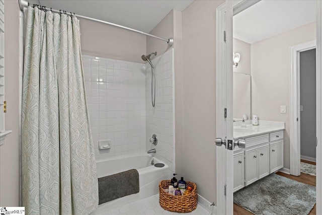 104 Shadowcreek Ct, Simpsonville, SC 29681 - full bath featuring shower / bath combo with shower curtain and vanity