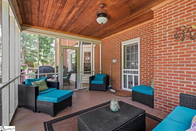 104 Shadowcreek Ct, Simpsonville, SC 29681 - wooden deck with an outdoor hangout area